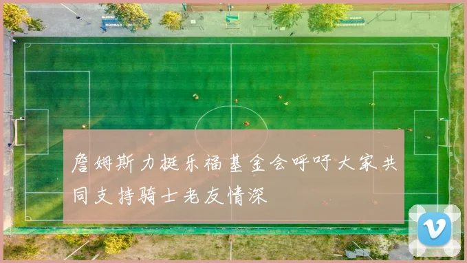 詹姆斯力挺乐福基金会呼吁大家共同支持骑士老友情深